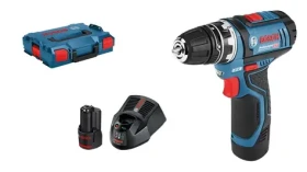 BOSCH GSR 12V-15 FC / Aku Vŕtací skrutkovač / 12V / 2x2.0Ah / 10mm skľučovadlo / 1300 ot-min / 30 Nm / L-Boxx (06019F6001)