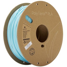 Polymaker 70910 PolyTerra vlákno pre 3D tlačiarne PLA plast Nižší obsah plastov 1.75 mm 1000 g ľadovo modrá 1 ks; 70910