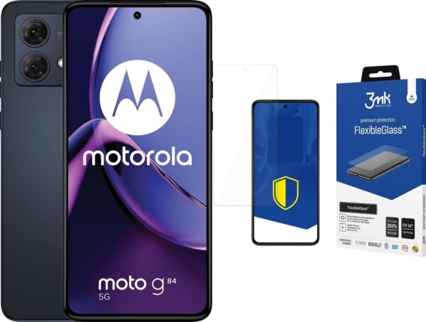 Motorola Moto G84 5G 8/256GB námornícka modrá (PAYM0041PL) + flexibilné sklo