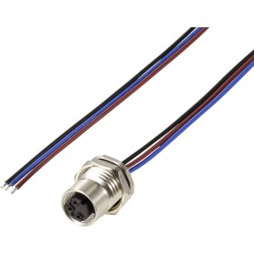 TRU COMPONENTS Vestavná zásuvka pre čidlo/aktuátor, TC-12833056, piny: 3, 0.5 m, 1 ks; TC-12833056