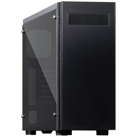 Chieftec AL-02B-TG-OP tower PC skrinka čierna; AL-02B-TG-OP