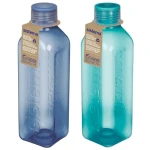 Sistema Ocean Bound Square Hranatá fľaša so skrutkovacím viečkom 1 l mix farieb (9414202134974)