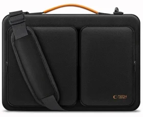 Tech-Protect Defender Bag 13-14" čierna / oranžová / Taška pre notebook