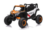 Mamido Mamido Elektrické autíčko Buggy Madman biele | UTV-MX 4x4 | EVA kolesá | 12V 10Ah | EKO koža