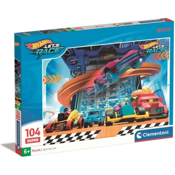 Clementoni Puzzle 104 dielikov super Hot Wheels 2