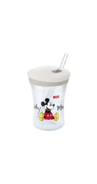NUK hrnček Magic Cup s viečkom 230ml / biela (10255023)