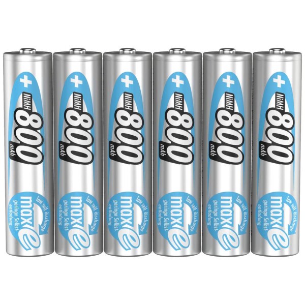 Ansmann maxE HR03 mikrotužkový akumulátor typu AAA Ni-MH 800 mAh 1.2 V 6 ks; 1321-0000-510