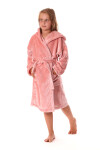 Detský župan Siena s kapucňou 9156 pink pearl - Vestis dětské č.140