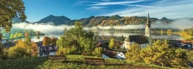 Trefl - Puzzle - Panoramatické puzzle Jazero Schliersee, Nemecko