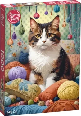 Cherry PAZZI Puzzle Mačka v priadze