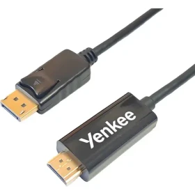 YENKEE ÝCH 415 Kábel HDMI 1.4 (M) - Display Port (M) 2 m čierna / 4K/30Hz / 10.2 GB/s / 48 bit (8590669372263)