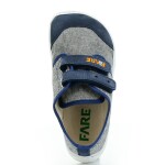 Fare 5111404/5211404 modré plátenky (bare) barefoot topánky 26 EUR