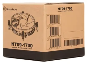Silverstone SST-NT09-1700 / Chladič procesora / Socket 1700 / 92mm ventilátor / výška 45 mm (SST-NT09-1700)