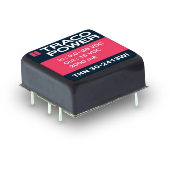 TracoPower THN 30-2415WI DC / DC menič napätia, DPS 24 V/DC 24 V/DC 1.25 A 30 W Počet výstupov: 1 x; THN 30-2415WI