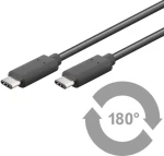 MicroConnect USB3.1 Type C (M) - Type C (M) 0.5m čierna (USB3.1CC0.5)