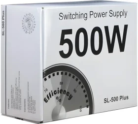 Inter-tech SL-500 PLUS / Zdroj / 500W / ATX 2.4 / 82% účinnosť / aktívne chladenie (88882140)