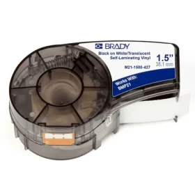 BRADY BMP21 Series páska pre označovanie káblov / čiernobiela / 4.26mx 38.1mm / pre BMP21 (M21-1500-427)
