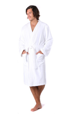 Unisex župan do sauny Kimono 1250 White - Vestis M