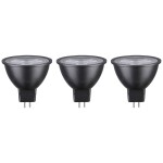 Paulmann 28912 LED En.trieda 2021 G (A - G) GU5.3 klasická žiarovka 6 W teplá biela (Ø x v) 50 mm x 48 mm 3 ks; 28912