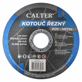 RULYT CALTER Rezný kotúč / Rezný kotúč / 115 x 1 x 22,2 mm