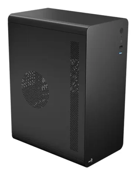 AeroCool CS-110 čierna / PC skriňa / Micro ATX / Mini-ITX / 1x USB 3.0 / 1x USB 2.0 / bez zdroja (ACCS-PC18014.11)