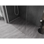 MEXEN/S - Kyoto-X Sprchová zástena WALK-IN 110 x 200, transparent 10 mm, biela 800-110-101-20-00-X