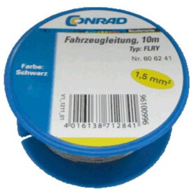 Conrad Components 606241 vedenie vo vozidlách FLRY-B 1 x 1.50 mm² čierna 10 m; 606241