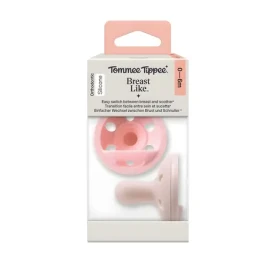 Tommee Tippee Breast-like 0-6m Girl / Cumlík / silikónový / 2 ks