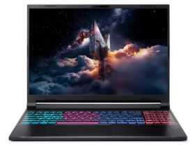 Acer Nitro V 16S čierna / Herný notebook / 16" WQXGA 180Hz / Intel Core 9 270H / 32GB DDR5 / 1TB SSD / RTX 5070 8GB (NH.QXDEC.001)