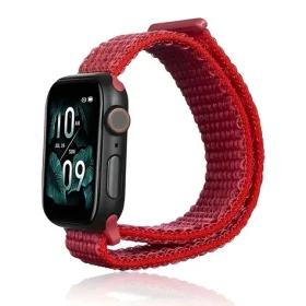 Beline Nylon Strap červená / Remienok pre Apple Watch / 38/40/41mm