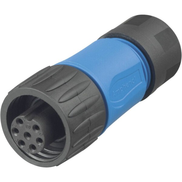 Amphenol C016 10D006 010 10 guľatý faston, 1 ks; C016 10D006 010 10