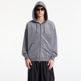 Mikina Y-3 Velvet Corduroy Zip Hoodie UNISEX Grey Five M