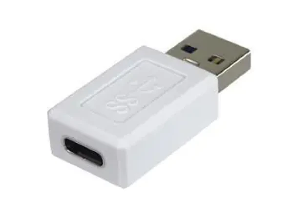 PremiumCord Adaptér USB 3.0 A samec - USB-C samica biela / Redukcia / 5 Gbps (8592220023263)