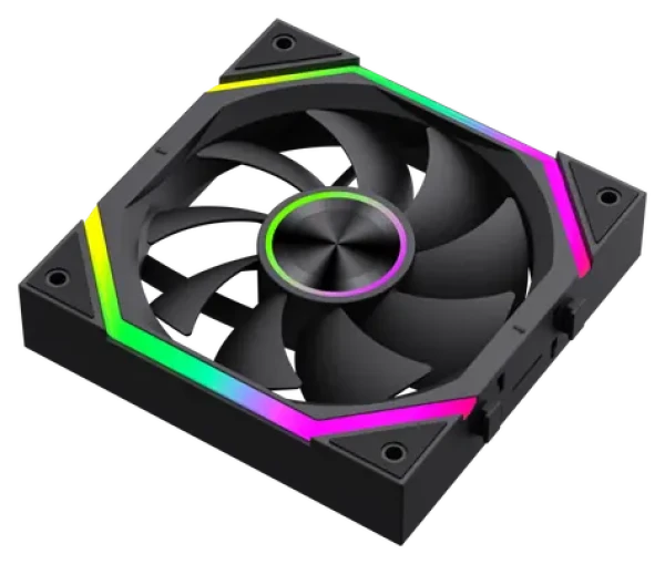 Gamemax FN12A-N2 WL čierna / Ventilátor / 120 mm (FN12A-N2 WL)