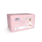 AMD Lady super inkontinenčné vložky pre ženy 33,3 x 11,4 cm nasiakavosť 550 ml 10 ks