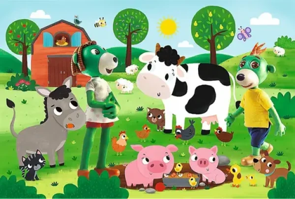 Trefl - Puzzle - Treflíci na farme MAXI