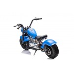 Mamido Detská elektrická motorka Chopper Warrior 36V modrá