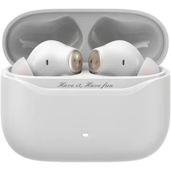 Havit TW991 PRO biela / Bezdrôtové slúchadlá do uší / ANC / Bluetooth 6.0 / nabíjacie púzdro / až 30 h (TW991 PRO(SPACE NC01T) białe)