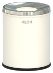 ALDA Hotel Comfort biela / Odpadkový kôš / 7 l / lakovaná oceľ / nerezové veko