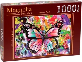 MAGNOLIA Puzzle Farebný motýľ