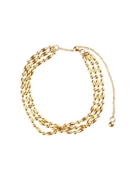 Marc Malone Trojitý retiazkový náramok MCB250181G