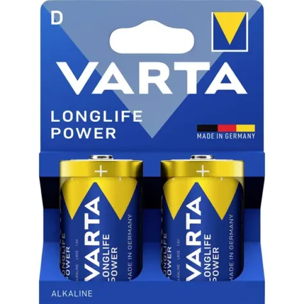 Varta Longlife Power Mono Alkaline Batéria D LR 20/1.5V/2ks/blister (159191)