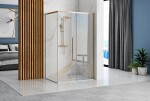 REA - Sprchovací kút Solar 80x100 zlatá REA-K4901
