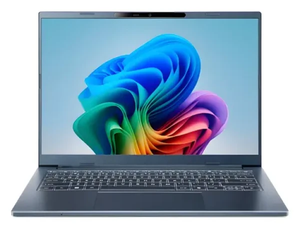 Acer Aspire 14 AI modrá / Notebook / 14" WUXGA / Snapdragon X X1-26-100 / 16GB / 512GB SSD / Adreno / W11H (NX.JP3EC.006)