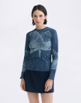 Thinking MU Brisa Lotus Blue Top XS