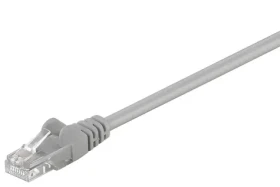 Goobay 68352 sivá / Patch kábel / Cat 5e / U/UTP / RJ-45 / 15 m (68352)