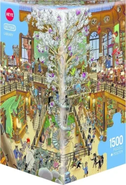 HEYE Puzzle Knižnica