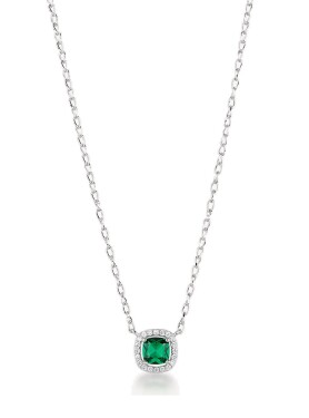 Brosway Elegantný strieborný náhrdelník Fancy Life Green FLG136