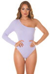 Sexy Koucla Musthave Basic One Shoulder Body lilac Einheitsgroesse