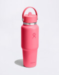 Hydro Flask Wide Mouth Travel Bottle with Flex Straw Cap (946 ml) Popstar Pink